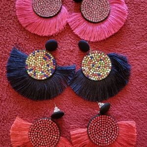 Fringe earrings